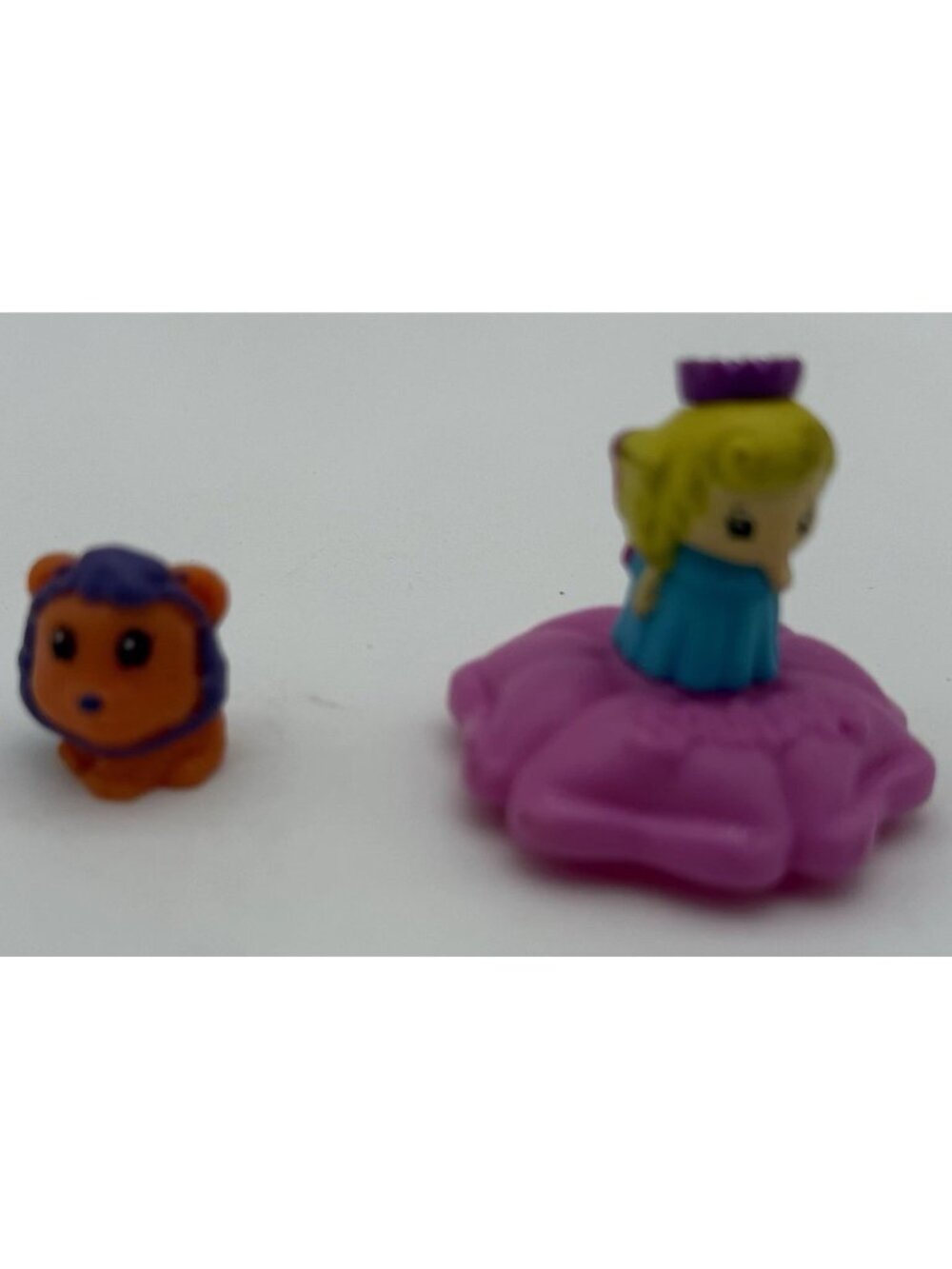 Squinkies Zoo Lion And Princess With Blue Dress Purple Crown